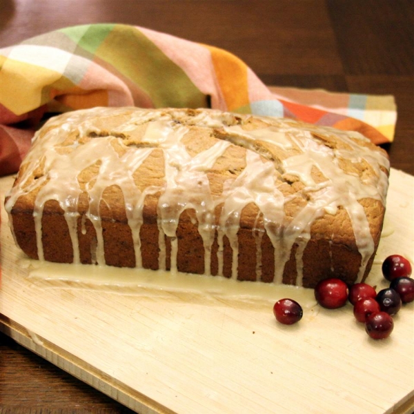 Cranberry-Orange Pumpkin-Spice Banana Bread
