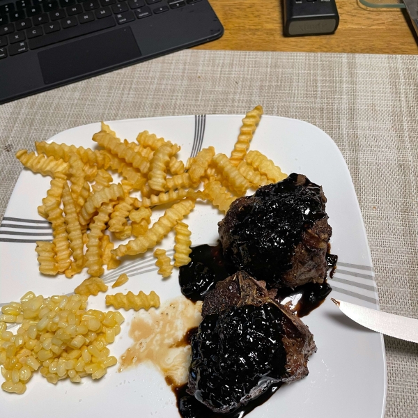 Lamb Chops with Balsamic Reduction