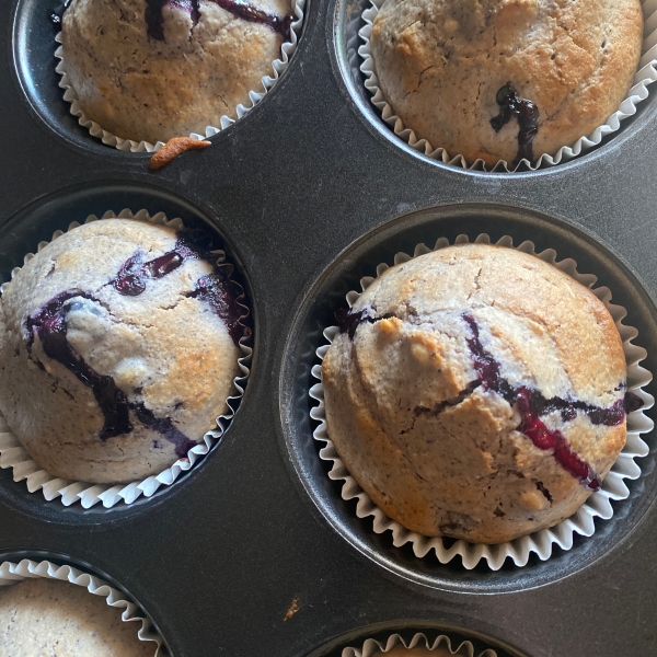 Berry-Blue Corn Muffins