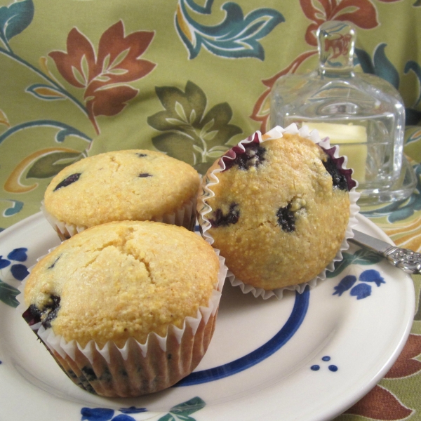 Berry-Blue Corn Muffins