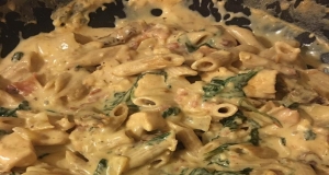 Dairy-Free Chicken Florentine Pasta