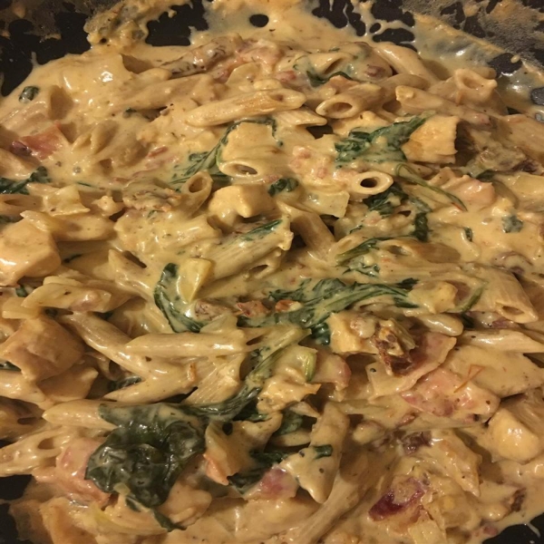 Dairy-Free Chicken Florentine Pasta