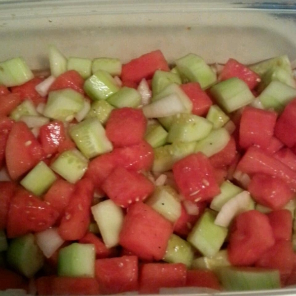 Cucumber-Watermelon Salad