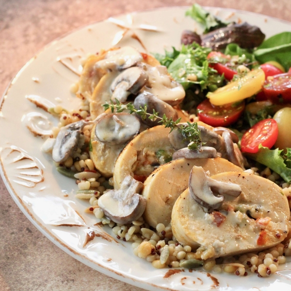 Stuffed Asiago Chicken Breasts