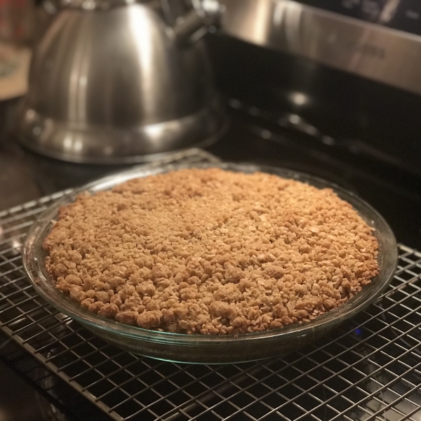 Easy Apple Berry Crumble Pie