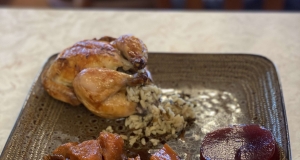 Cornish Game Hens with Rice Stuffing