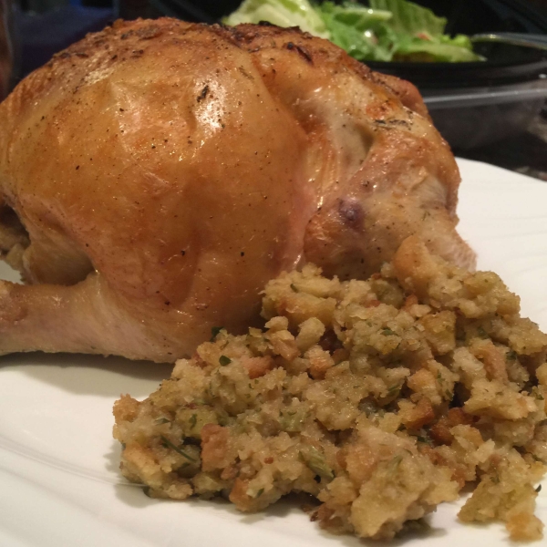 Cornish Game Hens with Rice Stuffing