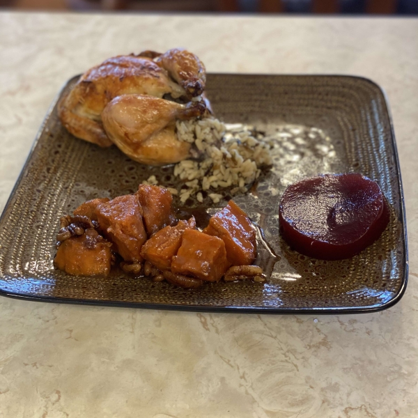 Cornish Game Hens with Rice Stuffing