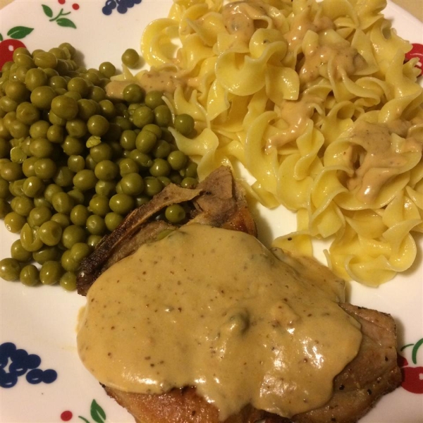 Creamy Mustard Pork Chops