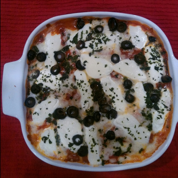 Easy Ravioli Pizza Lasagna