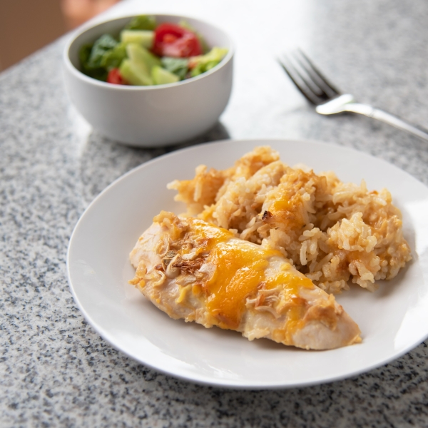 Easy Cheesy Chicken and Rice
