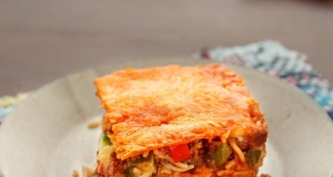 Beef and Cheese Enchilada Casserole