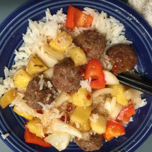 Tiffany's Sweet and Spicy Meatballs