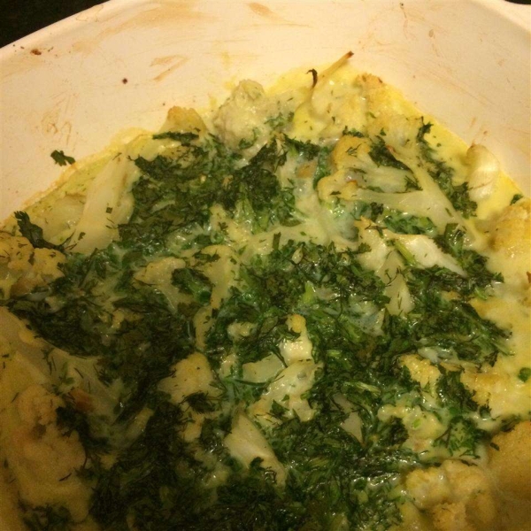 Cauliflower Custard