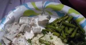 Parmesan Asparagus Rice