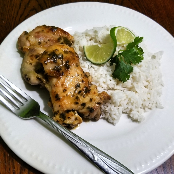 Cilantro Lime Chicken Thighs