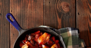 One-Skillet Roasted BBQ Chicken and Vegetables