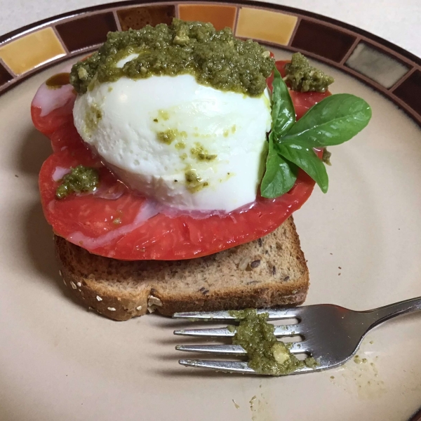 Poached Eggs Caprese