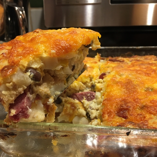 Hash Brown Casserole with Hillshire Farm® Smoked Sausage