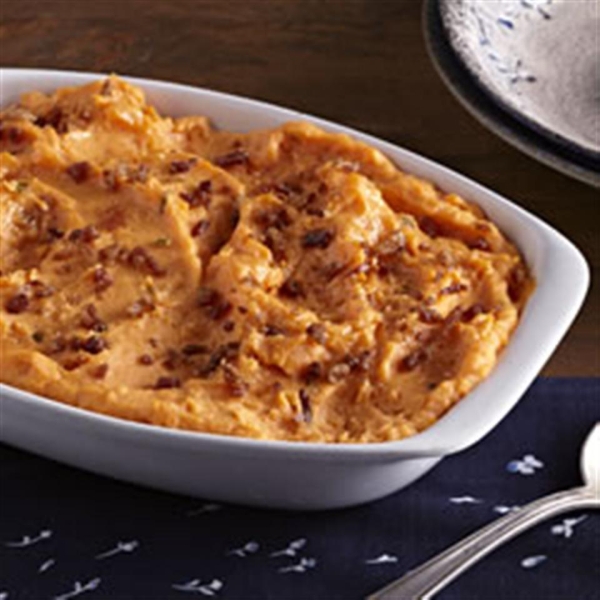 Chive and Onion Sweet Potato Mash