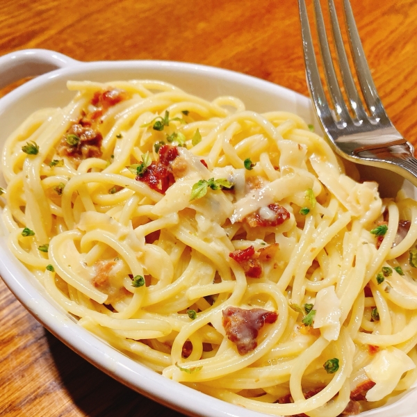Greek Yogurt Carbonara