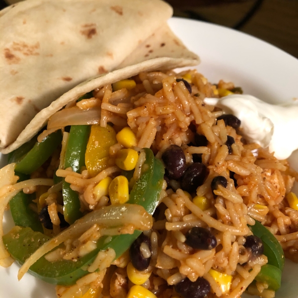 Fajita Chicken & Rice Skillet