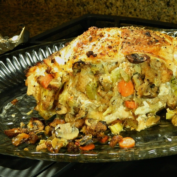 Mushroom-Turkey Roulade