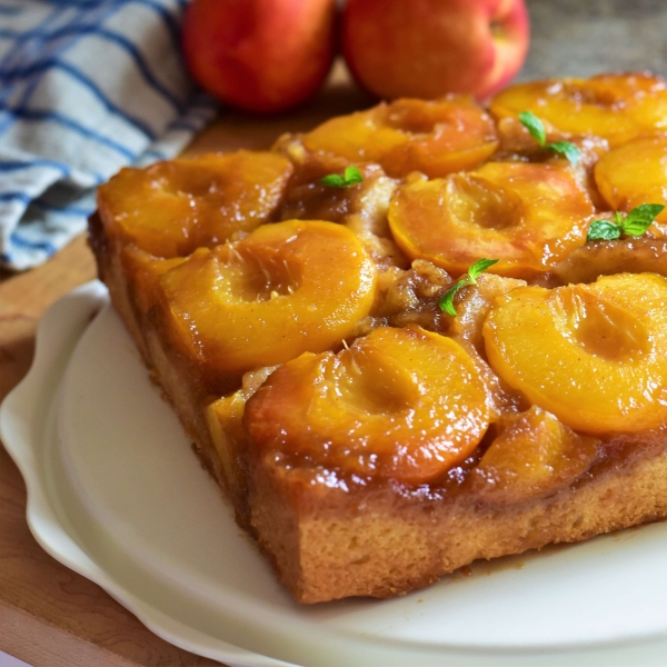 Peach Upside-Down Cake