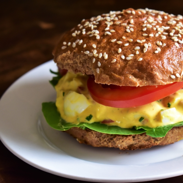 Greek Yogurt Egg Salad Sandwich