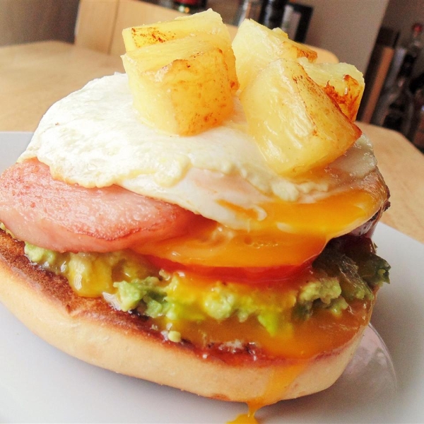 The Ultimate Open-faced Breakfast SPAM®WICH Sandwich