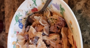 Shrimp and Mushroom Angel Hair Pasta