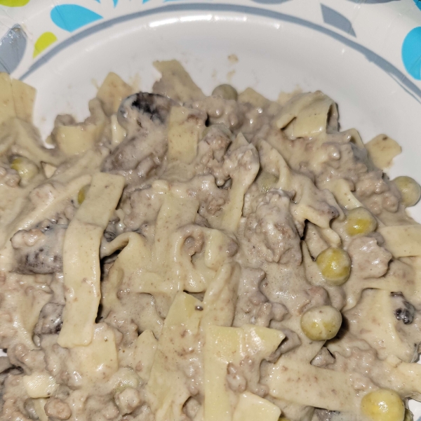 Simple Hamburger Stroganoff