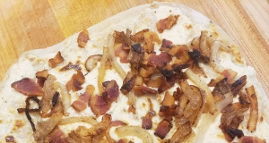 Tarte Flambé (Alsatian Bacon and Onion Tart)