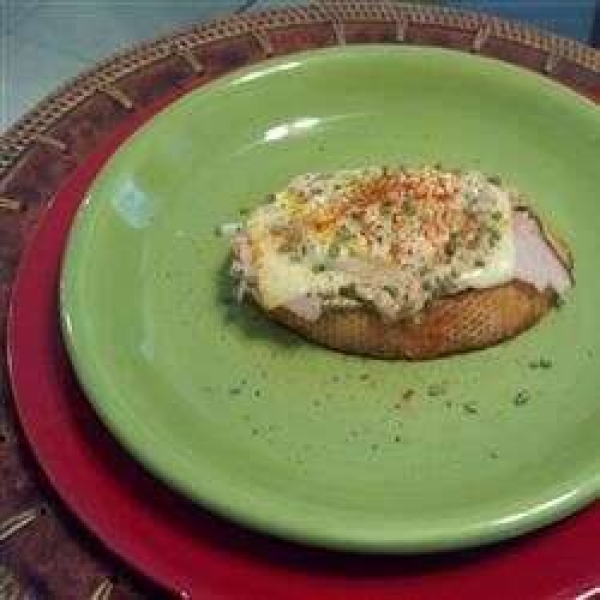 Croque Madame on Brioche