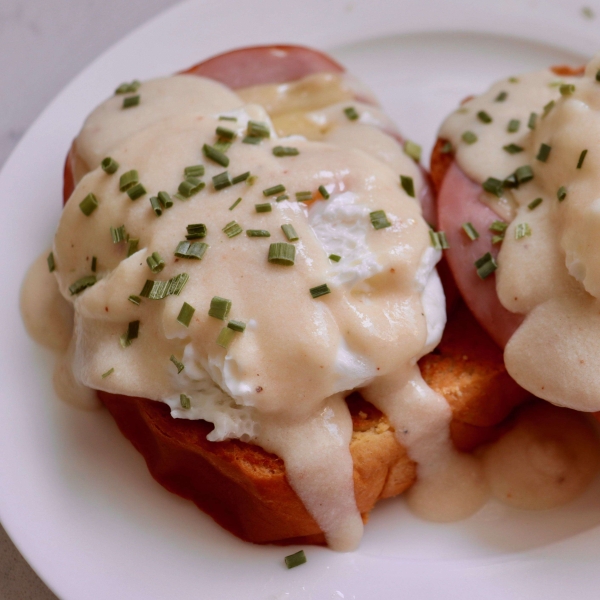 Croque Madame on Brioche