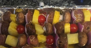 BBQ Teriyaki Pork Kabobs