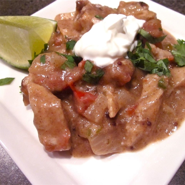 Spicy Chicken in Tomato-Coconut Sauce