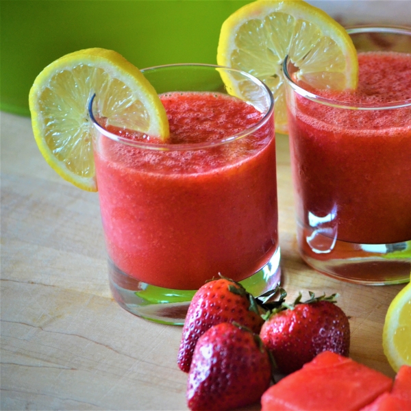 Watermelon and Strawberry Lemonade