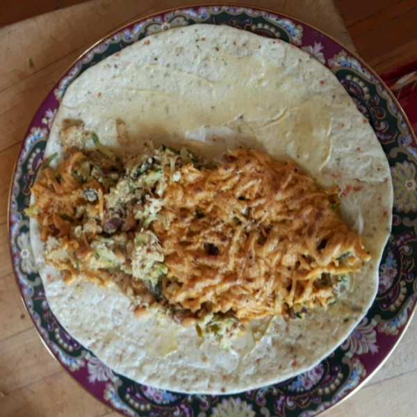 Sausage and Pepper Sunrise Burrito