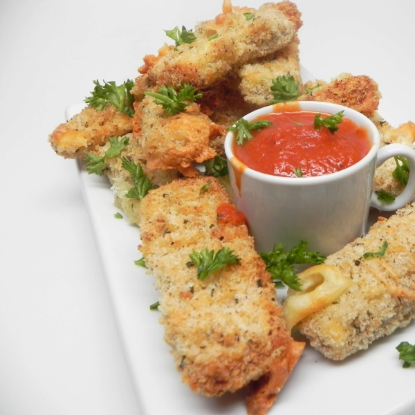 Air-Fried Mozzarella Sticks