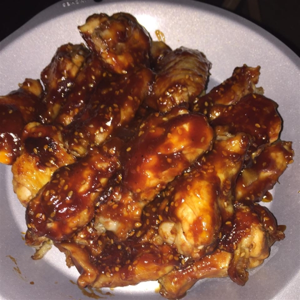 Ashley and Whitney's Honey BBQ Wings