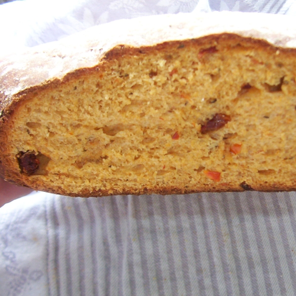 Sun Dried Tomato and Asiago Cheese Bread