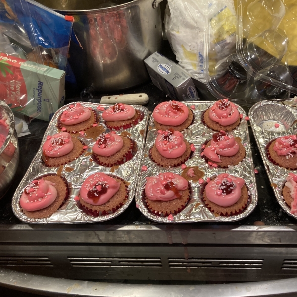 REALLY Real Strawberry Cupcakes