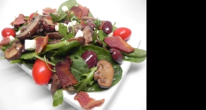 Warm Mushroom Salad with Pancetta