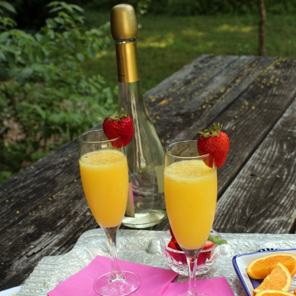 Strawberry-Pineapple Mimosas