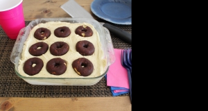 Coffee and Doughnuts Icebox Cake