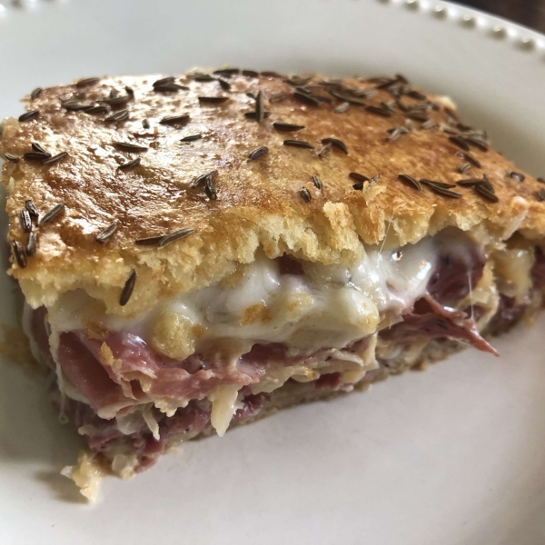 Reuben Crescent Bake
