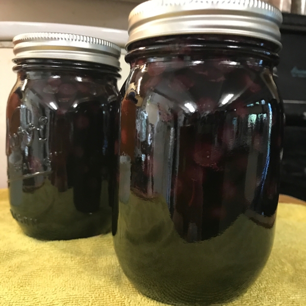 Catherine's Pickled Blueberries