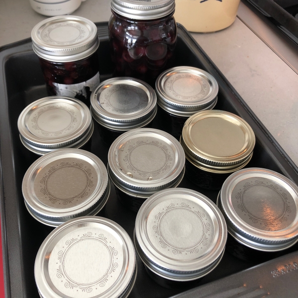 Catherine's Pickled Blueberries