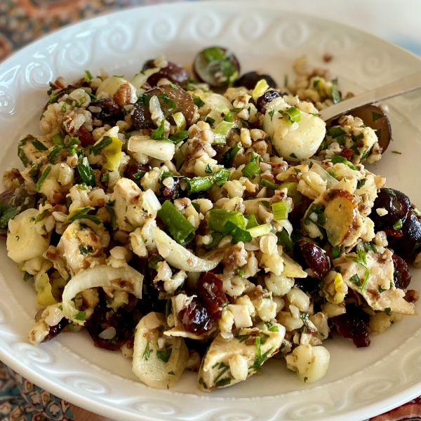 Chicken, Belgian Endive, and Grape Grain Salad